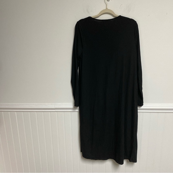 Green Envelope 2 Piece Long Ribbed Duster and Pants Size Large - Picture 4 of 9